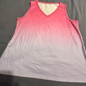 Women’s Pink Lavender Ombré Tank Top XXL - EUC - $5 or 3/$10